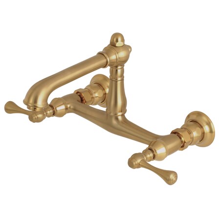English Country KS7247BL Wall Mount Bathroom Faucet KS7247BL